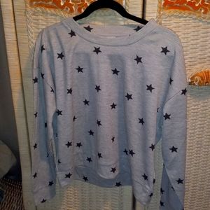 NEVER WORN grey stared pajama top